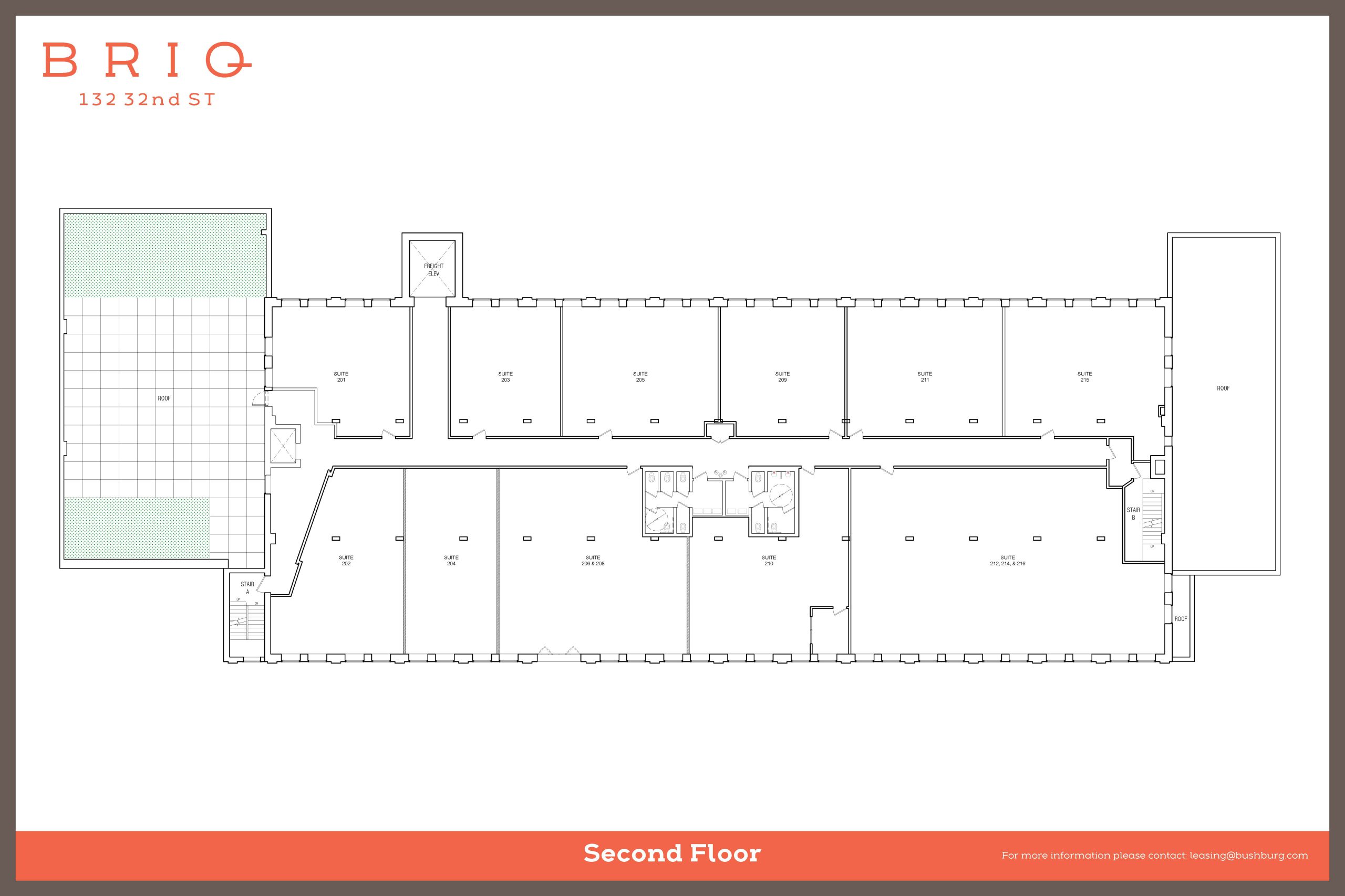 Second floor plan