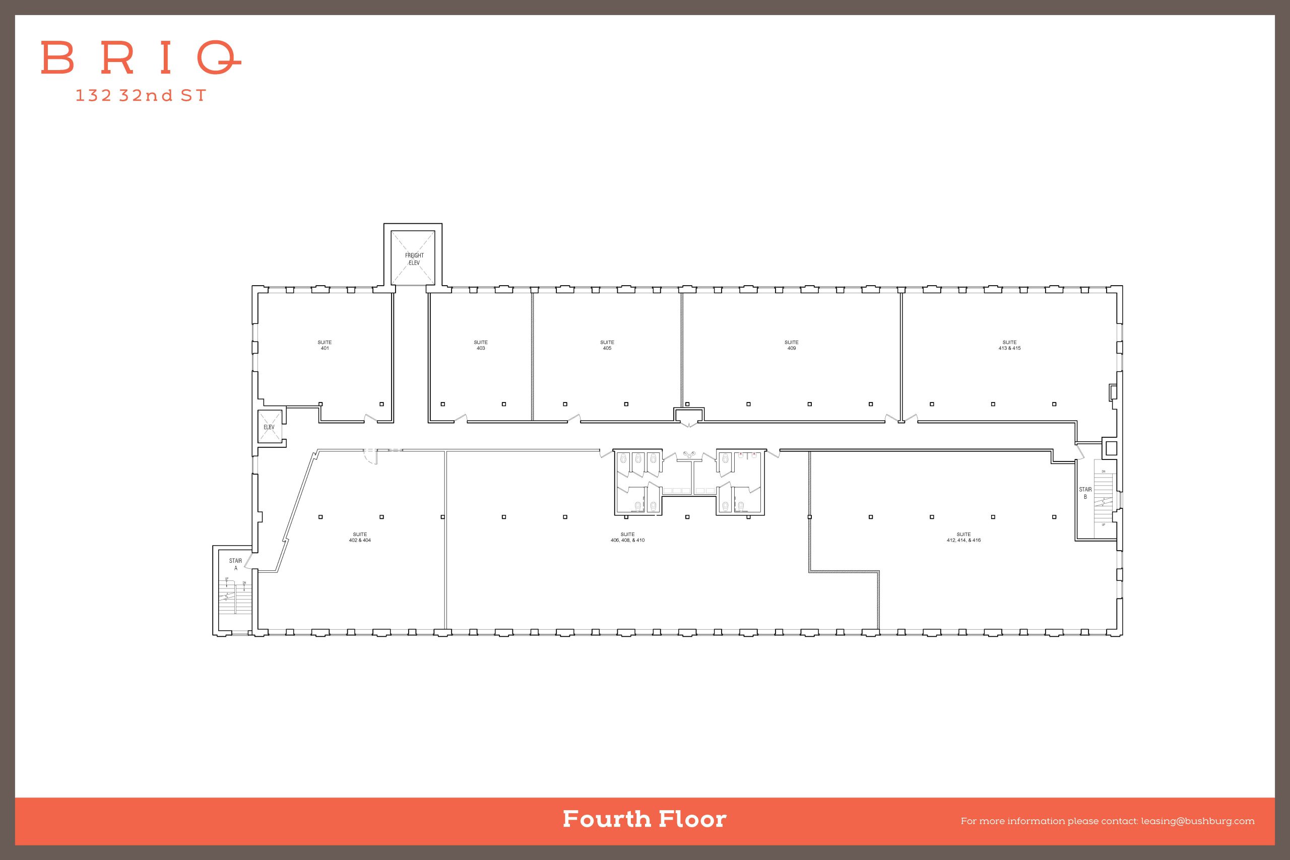 Fourth floor plan