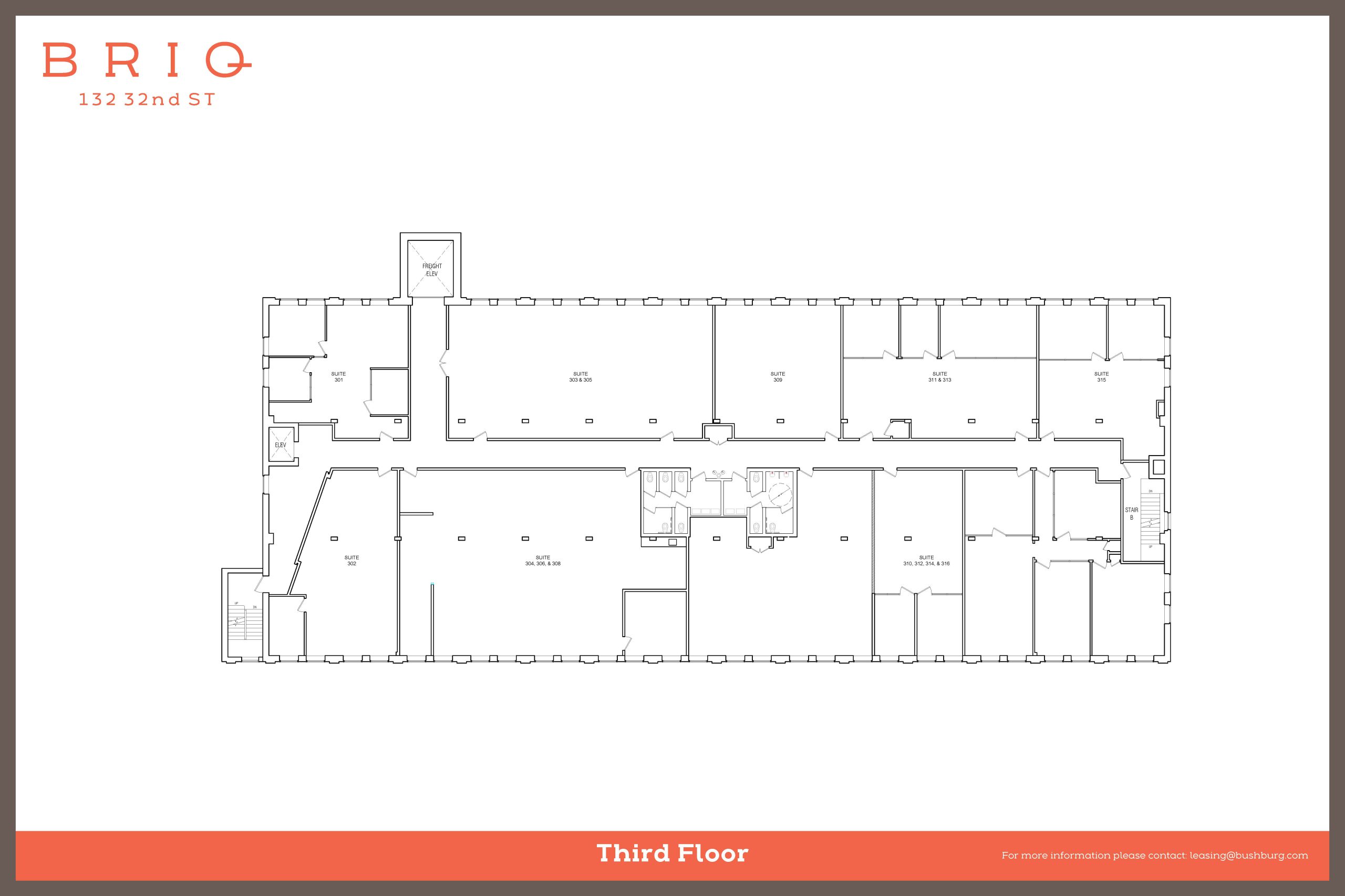 Third floor plan